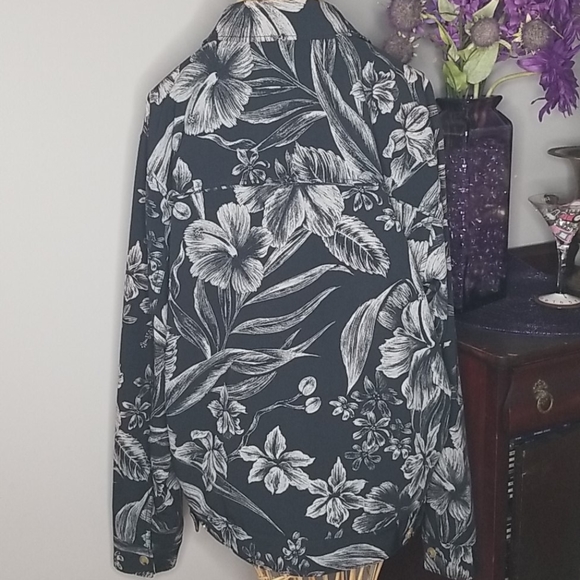 Urban Outfitters Medium Floral Harrington Zipper Jacket - Picture 3 of 11